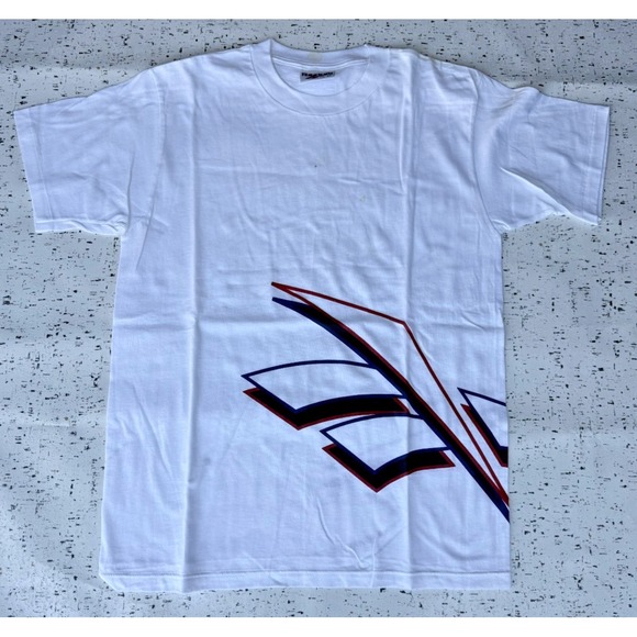 Reebok Other - VTG Mens Sz Medium REEBOK 90's White Short Sleeve Big Logo T Shirt - Minor Flaw